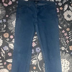 Forever21 skinny denim blue jeans;US:28 UK:40